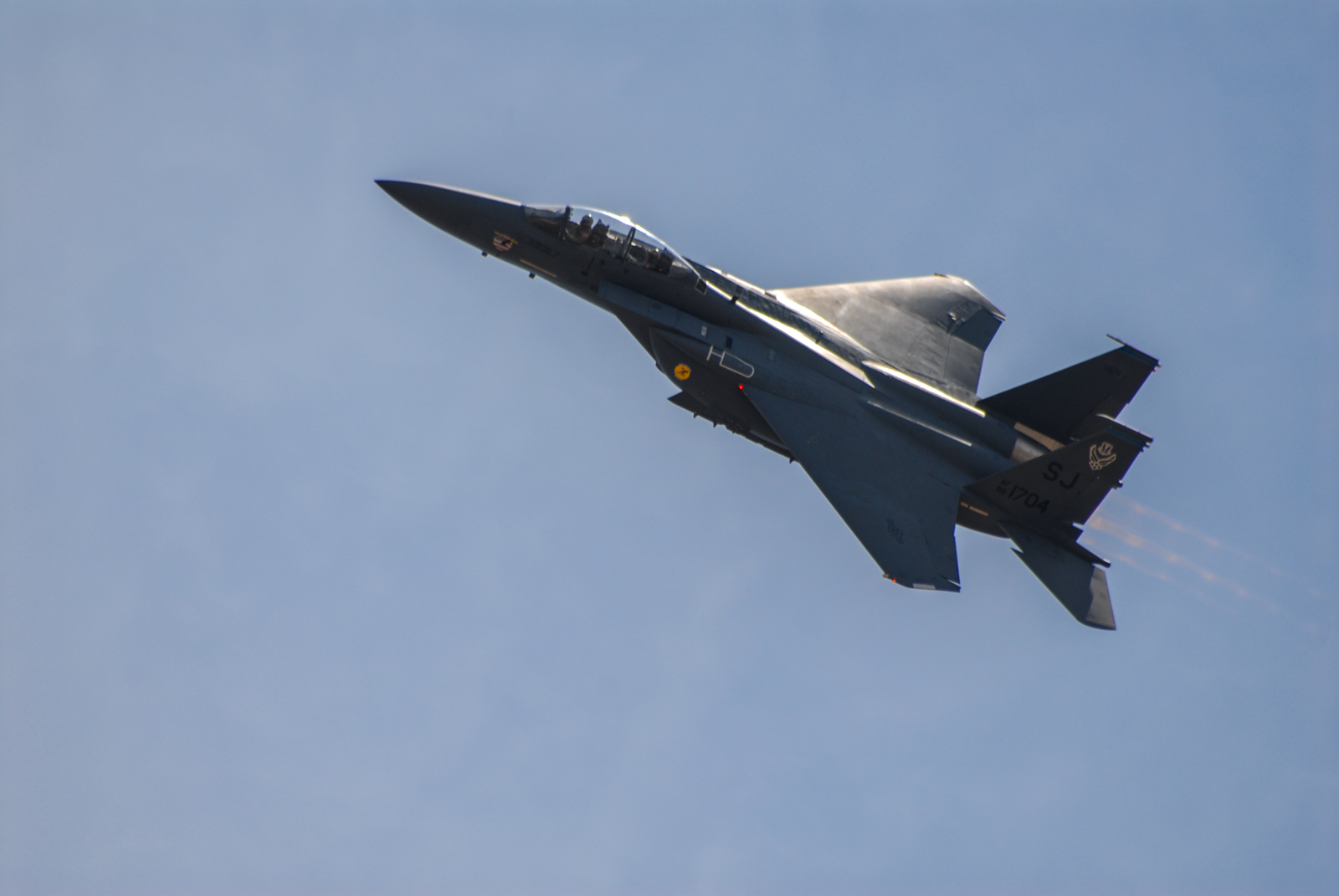An F-15 Eagle in afterburner in this 2007 file photo.