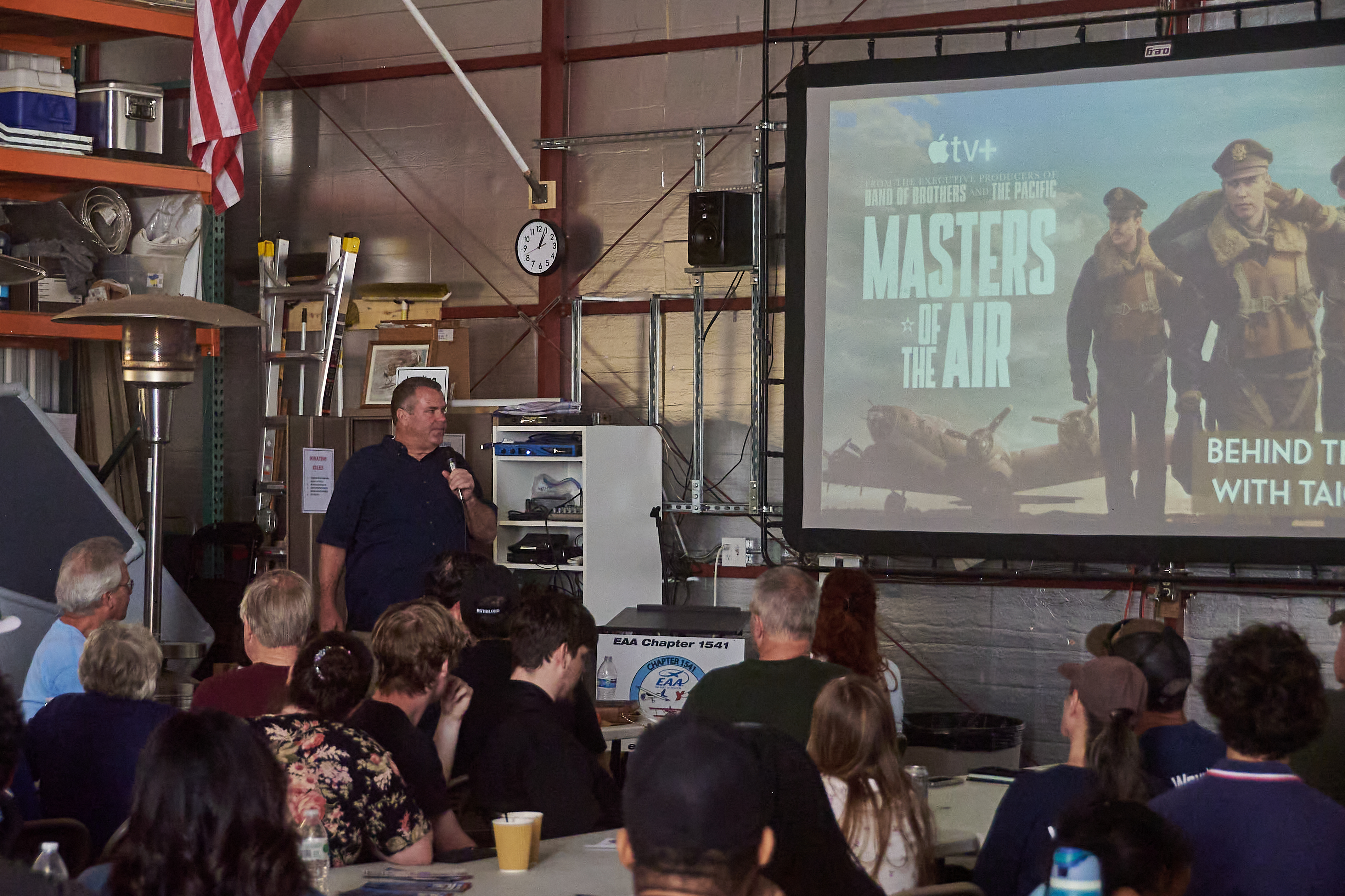 Taigh Ramey speaks at EAA 1541
